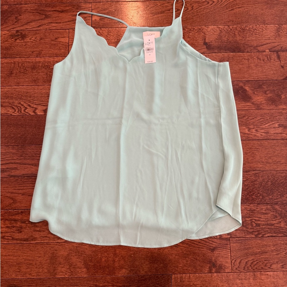 LOFT Light Green Camisole Top